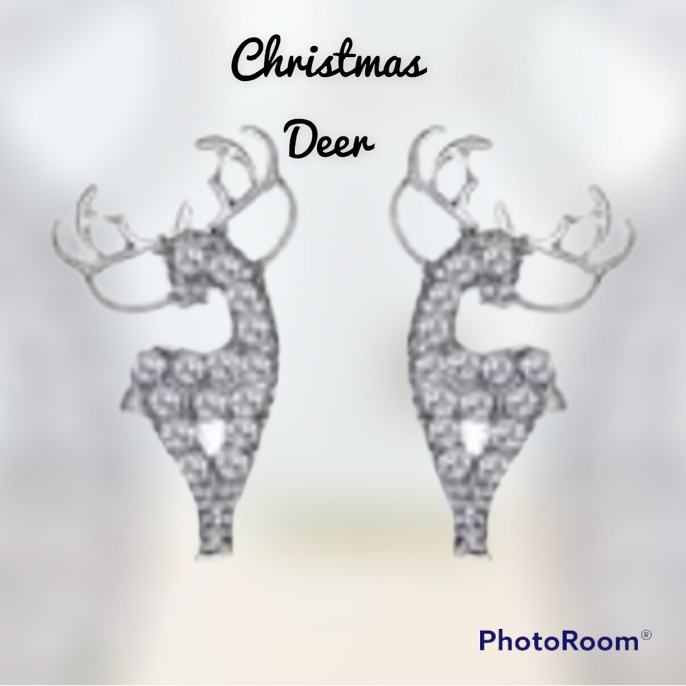 Christmas Deer Earrings